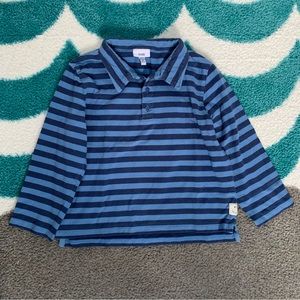 Knot Striped Polo (Blue/Navy) Size 5